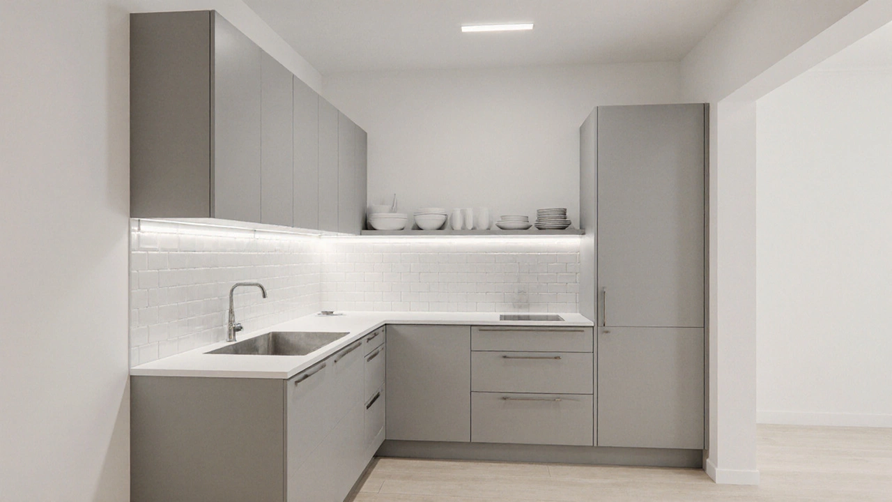 Какой цвет расширяет кухню: лучшие оттенки для маленькой кухни в 2025 году